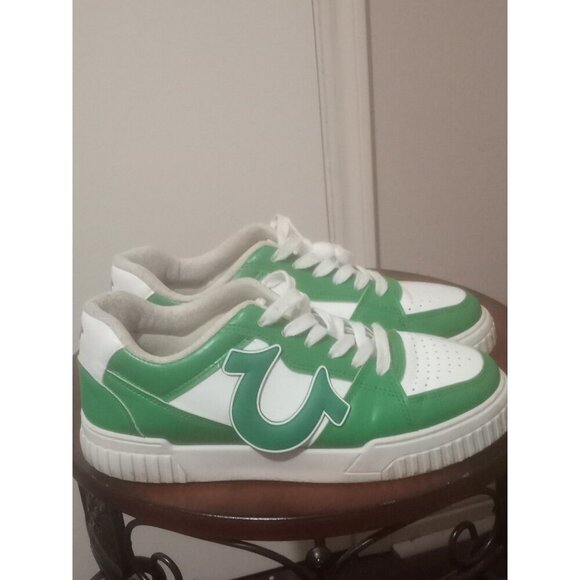 True Religion Shoes - True Religion ‘Stasha’ Women’s Green & White Fashion Sneakers – Size US 9